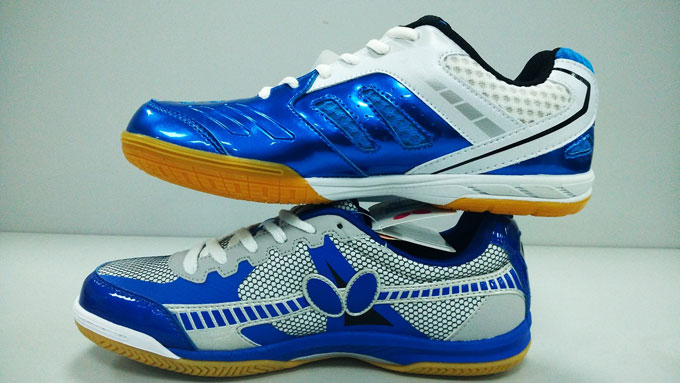 2015新款乒乓球鞋对比：蝴蝶UTOP-6 VS JOOLA优拉剑龙 111