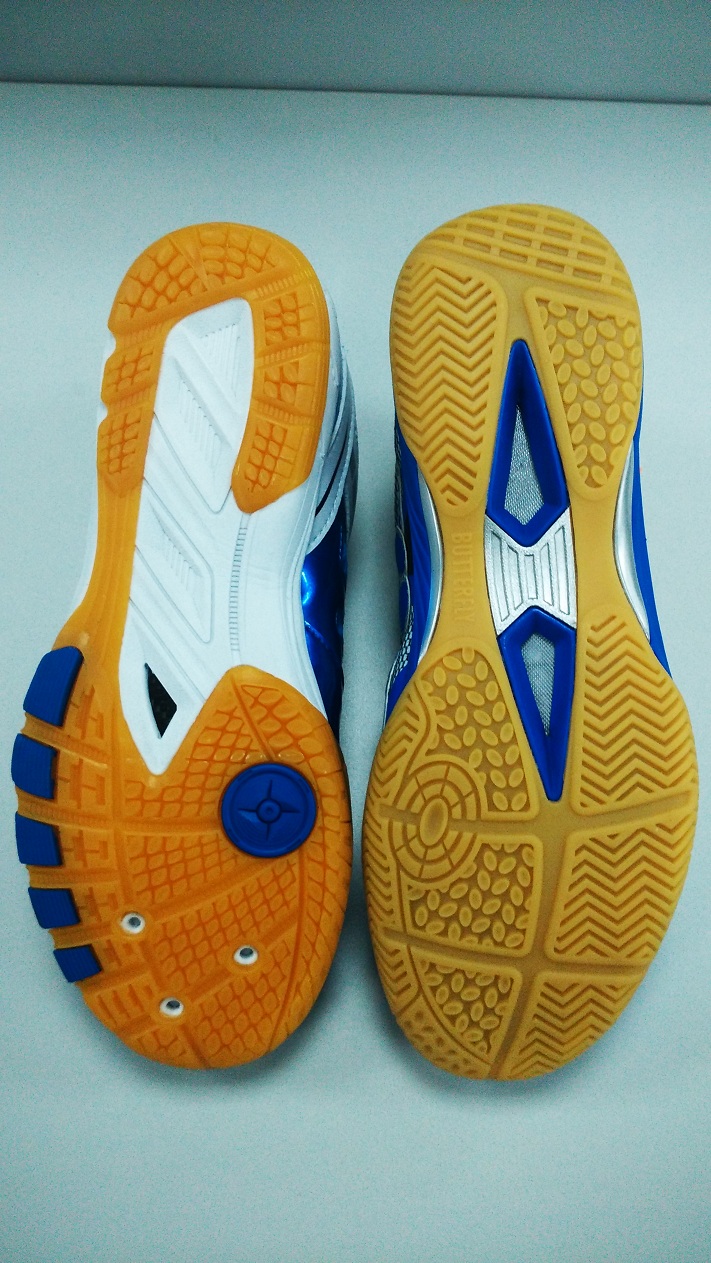 2015新款乒乓球鞋对比：蝴蝶UTOP-6 VS JOOLA优拉剑龙 111