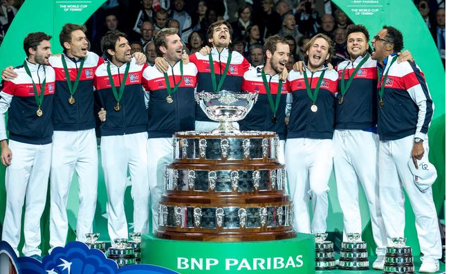 2017戴维斯杯网球赛：普伊横扫达尔西斯 助法国队再夺冠
